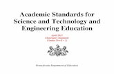 Pennsylvania Academic Standards for Science and Technology and ...