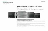 HPE ProLiant rack and tower servers: The right compute for the right ...