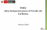 Programa de Inversión Forestal Perú Socialización nacional y ...