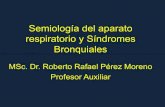 Semiologia del aparato respiratorio y Sindromes Bronquiales.
