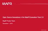 Open Source Innovations in the MapR Ecosystem Pack 2.0