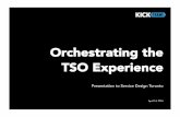Orchestrating the TSO Experience