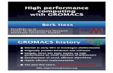 High performance computing with GROMACS GROMACS history