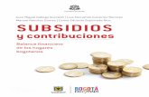 Subsidios y Contribuciones