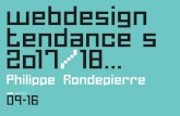 Tendances Web Design 2017, et après…