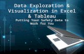 Data Exploration & Visualization in Excel & Tableau - No Videos