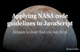Применяем стандарты кодирования NASA к JavaScript / Денис Радин (Liberty Global)