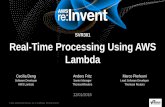 AWS re:Invent 2016: Real-time Data Processing Using AWS Lambda (SVR301)