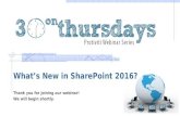 What’s new in SharePoint 2016!