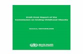 Draft Final Report of the Commission on Ending Childhood Obesity