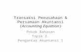 Transaksi perusahaan&persamaan akuntansi, Siklus Akuntansi
