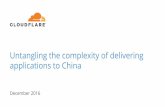 Untangling the Complexity of Delivering Applications to China