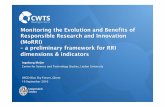 Meijer - Monitoring the evolution and benefits of responsible research and innovation (MORRI)
