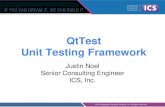 Qt test framework