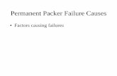 Packer failure