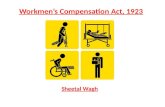 Workmen's Compensation Act, 1923