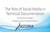 Eric Kuhnen: The Role of Social Media in Technical Documentation