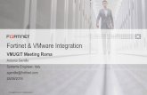 Fortinet & VMware integration