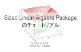 Sized Linear Algebra Package のチュートリアル