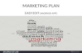 Marketing plan for android app(easy edit)