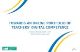 Towards an online portfolio of teachers' digital competence