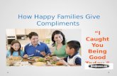 How Happy Families Give Compliments