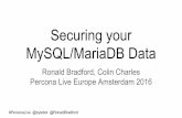 Securing your MySQL / MariaDB Server data