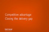 Service Design: Closing the Delivery Gap