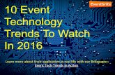10 Event Technology Trends to Watch in 2016