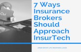 7 Ways Insurance Brokers Should Approach InsurTech