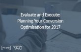 Planning Your Conversion Optimisation for 2017