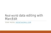 Terry Reese - Real-world data editing with MarcEdit