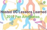 Hosted UC lessons - Pan Am Games 2015