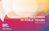 Effective meetings in Agile teams by Denis Rudonja