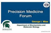 Precision Medicine at MSU
