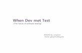 When develpment met test(shift left testing)