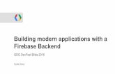Building modern mobile applications with a Firebase Backend