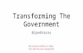 KubeCon EU 2016: Transforming the Government