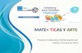 Jornada "Colaborar para Enseñar" "MATE+TICas y arTe"