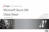 Microsoft Azure VM Cheat Sheet