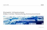 Dynamic Infrastructure Data Center Networking Announcement