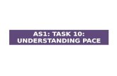 Task 10: Understanding Pace