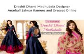 Drashti dhami madhubala designer anarkali salwar kameez and dresses online