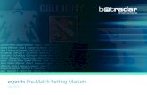 eSports Pre-Match Betting Markets