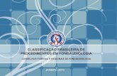 classificação brasileira de procedimentos em fonoaudiologia