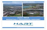 June 2016 MONTHLY PROGRESS REPORT