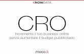 CRO: Incrementa il tuo Business Online Senza Aumentare il Budget Pubblicitario - KnowData16, Treviso, 10/6/2016