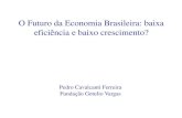 O Futuro da Economia Brasileira: baixa eficiência e baixo ...