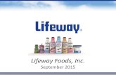 Lifeway Investor Relations Presentation - September 2015