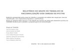 Relatório do Grupo de Trabalho de Racionalização dos Cargos do ...